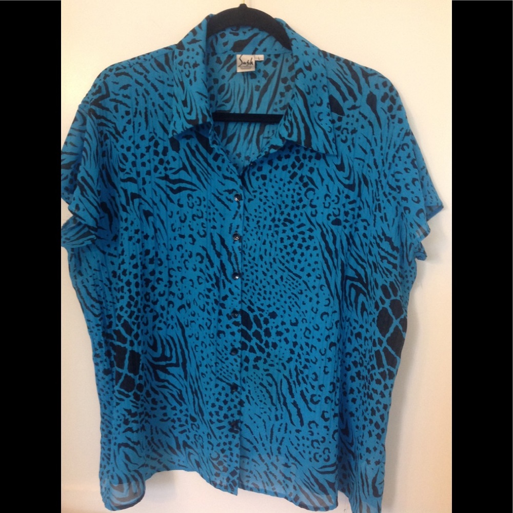 5/$20 SASH L (*L-16 FIT *)Fab styled with black leather pants*